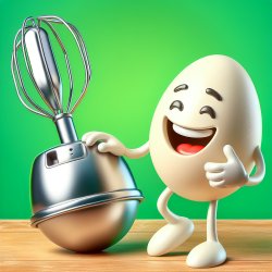 boiled egg and beater Meme Template