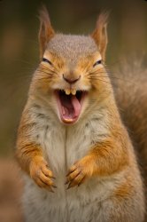 Hilarious squirrel Meme Template