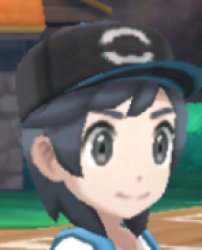 pokemon s&m protagonist smile Meme Template