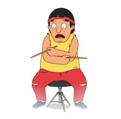 bob's burgers drums percussion drum sticks music Meme Template