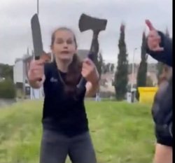 Bravehearted Scottish Girl Lola Meme Template