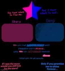 Shira and denji TV girl shared announcement template Meme Template