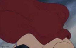 ariel crying Meme Template