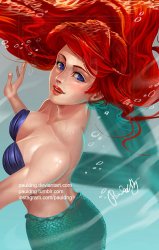 ariel art Meme Template