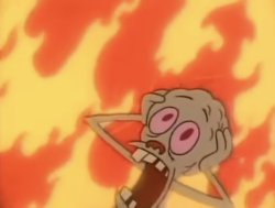 Hot Stinking Brain Meme Template