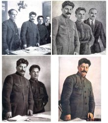 Stalin disappearing allies Meme Template