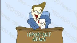 Fake man talking about poop jokes news Meme Template