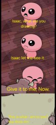 Isaac's Drawing Meme Template