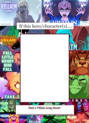 What if Who got a villain song? Meme Template
