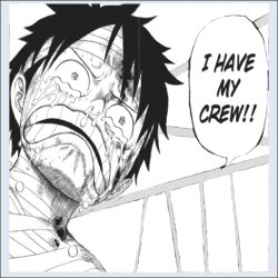 I have my crew luffy template blank Meme Template