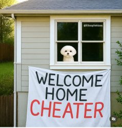 Whenever I come in contact with another dog Meme Template