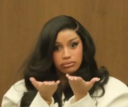 CARDI B Meme Template
