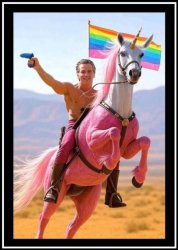 Gavin Newsom unicorn Meme Template