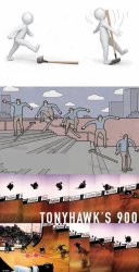 rake vs tony hawk Meme Template