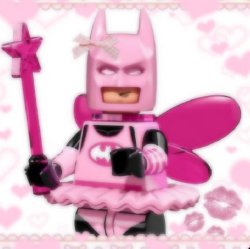 silly pink batman Meme Template