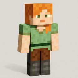 Minecraft Alex Meme Template