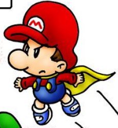 Baby Mario Meme Template