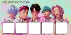 Saja Boys Cast Memes Meme Template