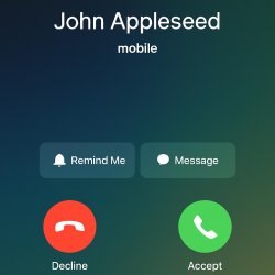 iOS Incoming Call Meme Template