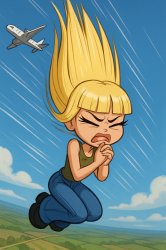 falling girlfriend Meme Template