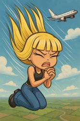 clumsy toon girlfriend Meme Template