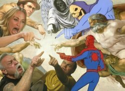 The Hall of Fame of Pointing Meme Template