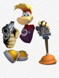 Rayman with Gun (V2) Meme Template