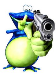 Globox With Gun Meme Template