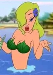 Green mermaid Meme Template