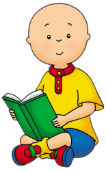 Caillou Reading Meme Template