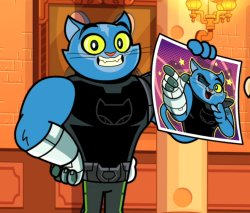 Mister Claw With His Photo/Picture Meme Template