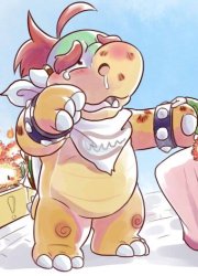 Superoliver VS. Bowser Jr Fighting Meme Template