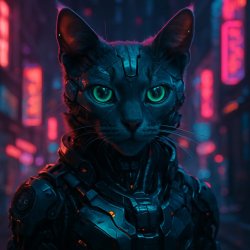 Cat Cyborg Meme Template