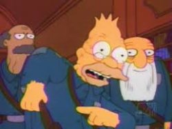 Abe Simpson Style of the time Meme Template