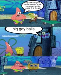 big gay balls Meme Template