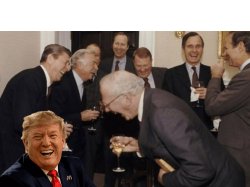 Laughing Trump and others Meme Template