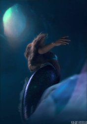 scary mermaid Meme Template