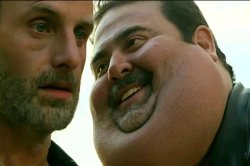 rick fat negan Meme Template