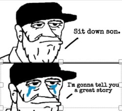 sit down son Meme Template