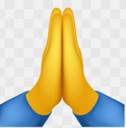 Prayer Hands Emoji Meme Template