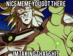 Broly meme steal Meme Template