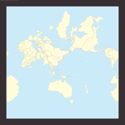 World centered on Japan Meme Template