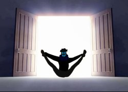 sitting silly Meme Template