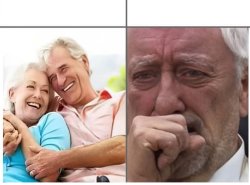Boomers two pane Meme Template