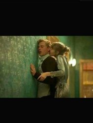 Girl pushing guy to the wall Meme Template
