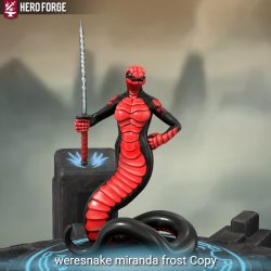 weresnake miranda frost Meme Template