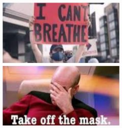 Take off the mask Meme Template