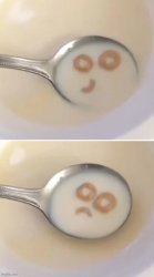 Happy sad Cereal Meme Template