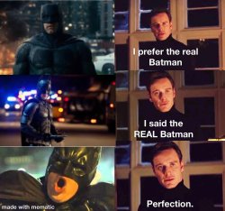 Real batman Meme Template