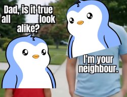 penguins look alike Meme Template